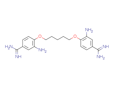 3-AMINO-4-[5-(2-AMINO-4-CARBAMIMIDOYL-PHENOXY)PENTOXY]BENZENECARBOXIMI DAMIDE