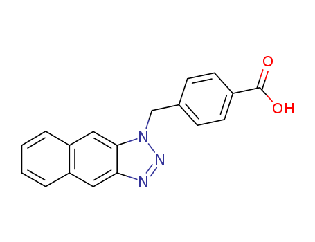 4-((3-Amino-2-naphthyl)aminomethyl)benzoic acid triazine