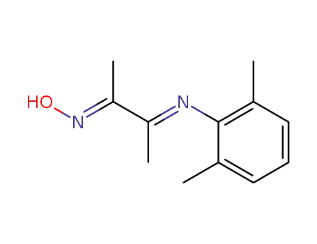Molecular Structure of 639792-81-7 ((E,E)-2-[(2,6-dimethylphenyl)imino]-3-(hydroxyimino)butane)