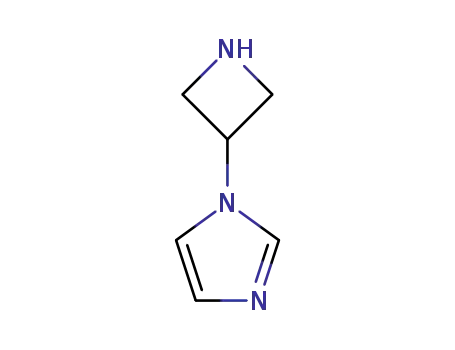 Molecular Structure of 278789-06-3 (1H-Imidazole,1-(3-azetidinyl)-(9CI))