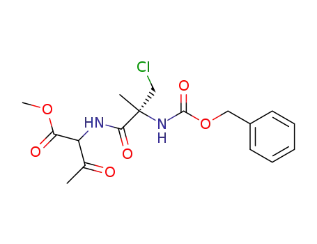 (R)-2-(2-benzyloxycarbonylamino-3-chloro-2-methylpropionylamino)-3-oxobutyric acid methyl ester