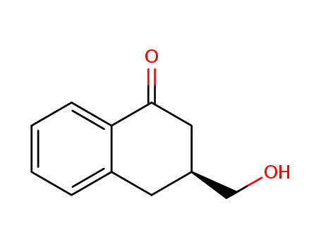 1(2H)-Naphthalenone,3,4-dihydro-3-(hydroxymethyl)-,(3S)-(9CI)