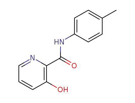 Molecular Structure of 1084-61-3 (2-Pyridinecarboxamide, 3-hydroxy-N-(4-methylphenyl)-)