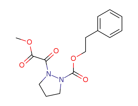 2-methoxyoxalyl-pyrazolidine-1-carboxylic acid phenethyl ester