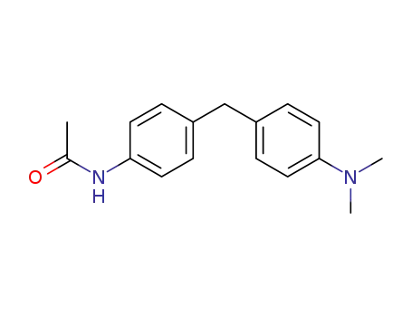Molecular Structure of 25464-94-2 (Acetamide, N-[4-[[4-(dimethylamino)phenyl]methyl]phenyl]-)