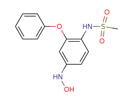 Molecular Structure of 503552-34-9 (4-hydroxylamine nimesulide)