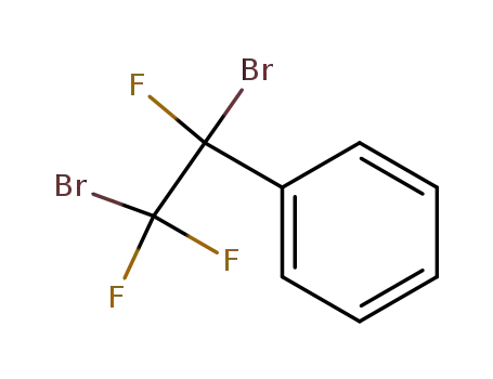 Molecular Structure of 40193-72-4 (1,2-DIBROMO-1,2,2-TRIFLUORO-1-PHENYLETHANE)