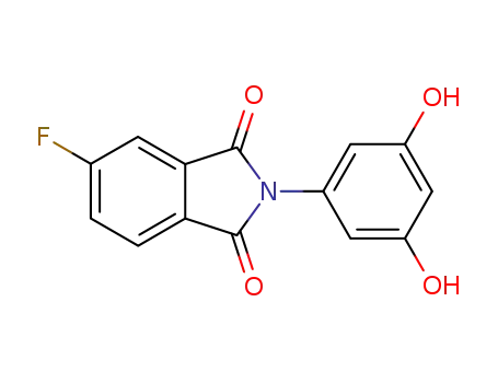 2-(3,5-dihydroxy-phenyl)-5-fluoro-isoindole-1,3-dione
