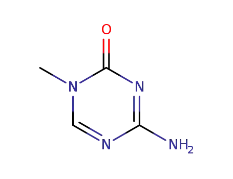 Molecular Structure of 3391-68-2 (1,3,5-Triazin-2(1H)-one, 4-amino-1-methyl-)
