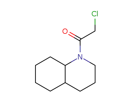 Molecular Structure of 39086-68-5 (1-(CHLOROACETYL)DECAHYDROQUINOLINE)