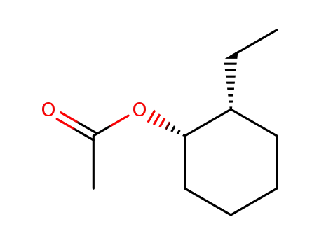 Molecular Structure of 612040-87-6 (Cyclohexanol,2-ethyl-,acetate,(1S,2S)-(9CI))