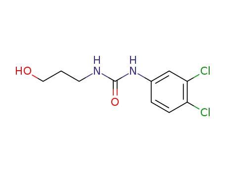 Molecular Structure of 87919-21-9 (1-(3,4-dichlorophenyl)-3-(3-hydroxypropyl)urea)