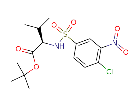 D-Valine, N-[(4-chloro-3-nitrophenyl)sulfonyl]-, 1,1-dimethylethyl ester