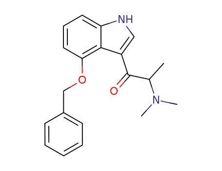 1-(4-benzyloxy-indol-3-yl)-2-dimethylamino-propan-1-one
