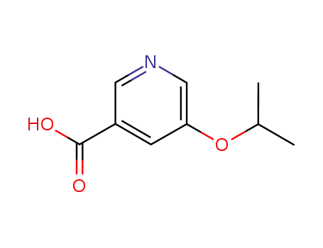 Molecular Structure of 863507-81-7 (5-isopropoxynicotinic acid)