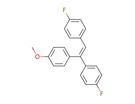 (E)-4,4'-(1-(4-methoxyphenyl)ethene-1,2-diyl)bis(fluorobenzene)