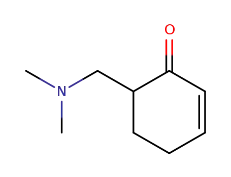 Molecular Structure of 90607-99-1 (6-dimethylaminomethyl-cyclohex-2-enone)