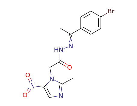 (2-Methyl-5-nitro-imidazol-1-yl)-acetic acid [1-(4-bromo-phenyl)-eth-(Z)-ylidene]-hydrazide