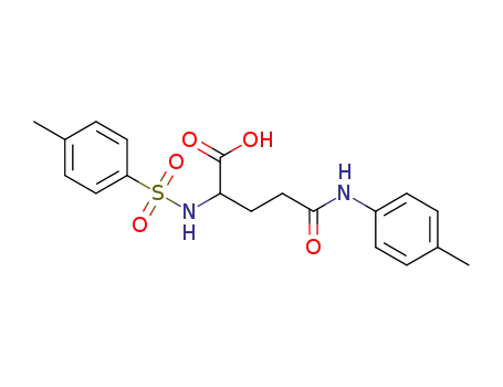 Molecular Structure of 7465-68-1 (N-(4-methylphenyl)-N~2~-[(4-methylphenyl)sulfonyl]glutamine)