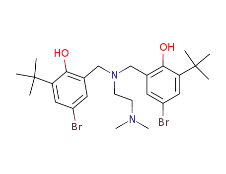 N,N-bis[methyl-(2-hydroxy-3-tert-butyl-5-bromophenyl)]-N',N'-dimethylethylenediamine
