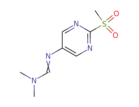 N,N-DIMETHYL-N'-(2-(METHYLSULFONYL)PYRIMIDIN-5-YL)FORMIMIDAMIDE
