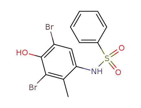 Benzenesulfonamide, N-(3,5-dibromo-4-hydroxy-2-methylphenyl)-