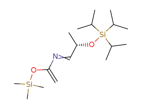 Propanal, 2-[[tris(1-methylethyl)silyl]oxy]-, O-(trimethylsilyl)oxime, (2S)-
