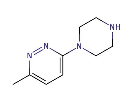Molecular Structure of 219635-87-7 (Pyridazine, 3-methyl-6-(1-piperazinyl)- (9CI))