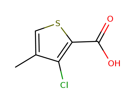 Molecular Structure of 229342-86-3 (3-CHLORO-4-METHYL-2-THIOPHENECARBOXYLIC ACID)