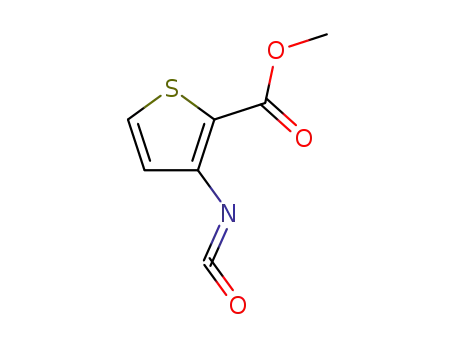 Molecular Structure of 25712-16-7 (methyl 3-isocyanatothiophene-2-carboxylate(SALTDATA: FREE))