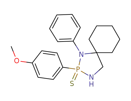 2'-(4-methoxyphenyl)-3'-phenylspiro[cyclohexane-1,4'-perhydro[1,3,2]diazaphosphole]-2'-sulfide
