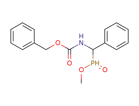 (benzyloxycarbonylamino-phenyl-methyl)-phosphinic acid methyl ester