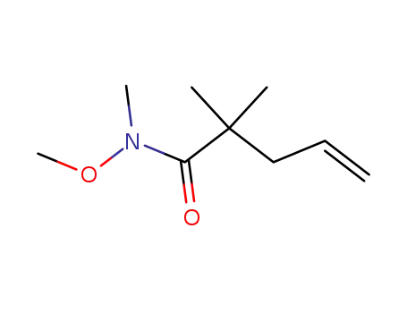 N-methoxy-N,2,2-trimethyl-4-pentenecarboxamide