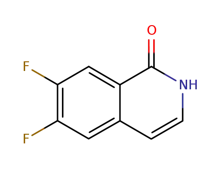 Molecular Structure of 444898-79-7 (6,7-difluoroisoquinolin-1(2H)-one)