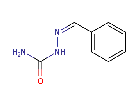 Molecular Structure of 17539-52-5 (BENZALDEHYDE SEMICARBAZONE)
