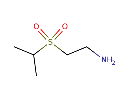 Molecular Structure of 320337-16-4 (2-(Isopropylsulfonyl)ethanamine)