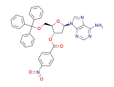 3'-O-[p-nitrobenzoyl]-5'-O-trityl-2'-deoxyadenosine