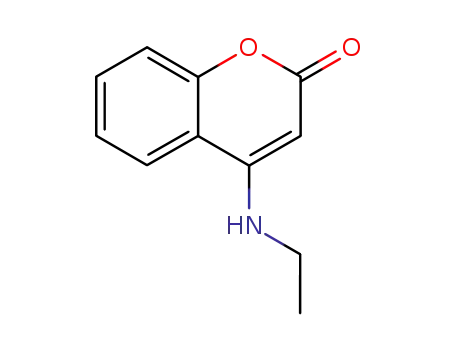 Molecular Structure of 132815-41-9 (2H-1-Benzopyran-2-one, 4-(ethylamino)-)