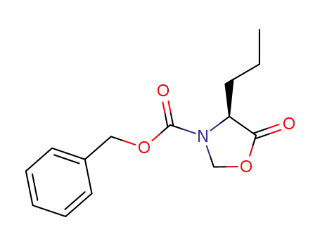 3-Oxazolidinecarboxylic acid, 5-oxo-4-propyl-, phenylmethyl ester, (4S)-
