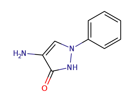 3H-Pyrazol-3-one, 4-amino-1,2-dihydro-1-phenyl-