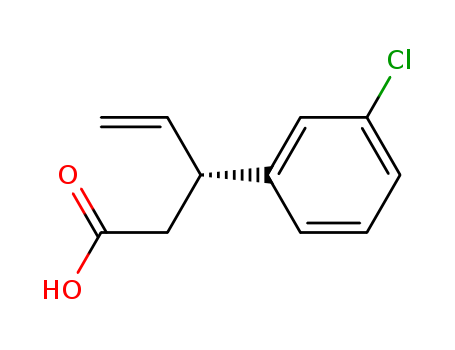 (R)-3-(3-CHLOROPHENYL)PENT-4-ENOIC ACIDCAS