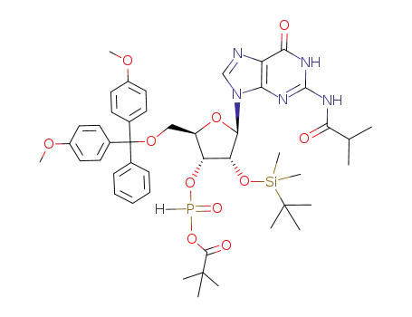 SiC<sub>6</sub>H<sub>14</sub>PO<sub>3</sub>HC(C<sub>6</sub>H<sub>5</sub>)3C<sub>2</sub>H<sub>3</sub>O<sub>2</sub>C<sub>10</sub>H<sub>13</sub>N<sub>5</sub>O<sub>5</sub>C<sub>4</sub>H<sub>6</sub>OC<sub>5</sub>H<sub>8</sub>