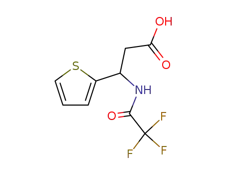 3-(Thiophen-2-yl)-3-(2,2,2-trifluoroacetamido)propanoic acid
