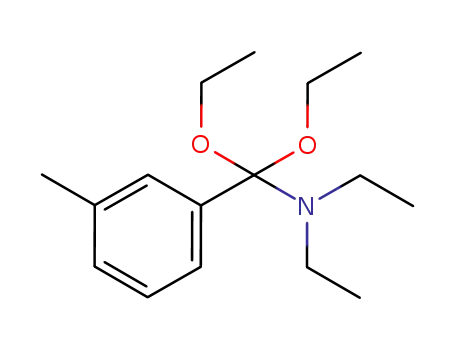 Molecular Structure of 1049103-25-4 (N,N-diethyl-3-methylbenzamide diethyl acetal)