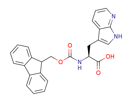 (S)-2-((((9H-Fluoren-9-yl)methoxy)carbonyl)amino)-3-(1H-pyrrolo[2,3-b]pyridin-3-yl)propanoic acid 737007-45-3