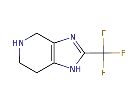 Molecular Structure of 733758-20-8 (2-(trifluoromethyl)-4,5,6,7-tetrahydro-1H-imidazo[4,5-c]pyridine)