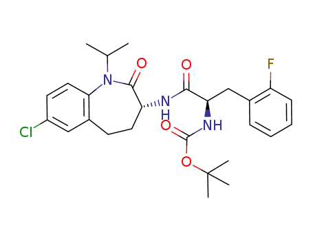 C<sub>27</sub>H<sub>33</sub>N<sub>3</sub>O<sub>4</sub>ClF