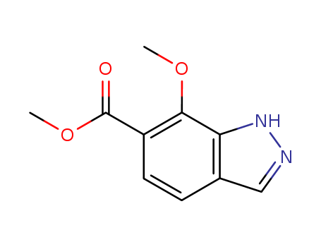 1H-Indazole-6-carboxylic acid, 7-methoxy-, methyl ester