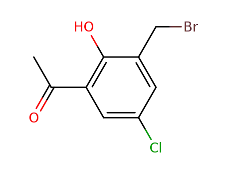 2-Hydroxy-3-brommethyl-5-chloracetophenon
