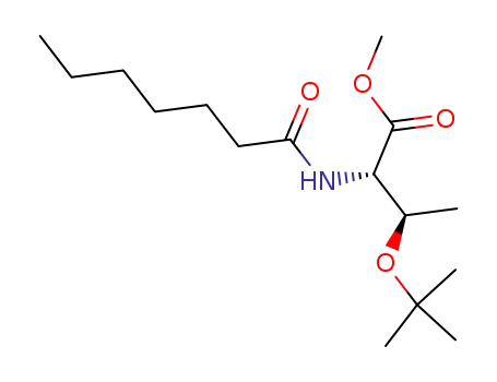(2S,3R)-3-tert-Butoxy-2-heptanoylamino-butyric acid methyl ester